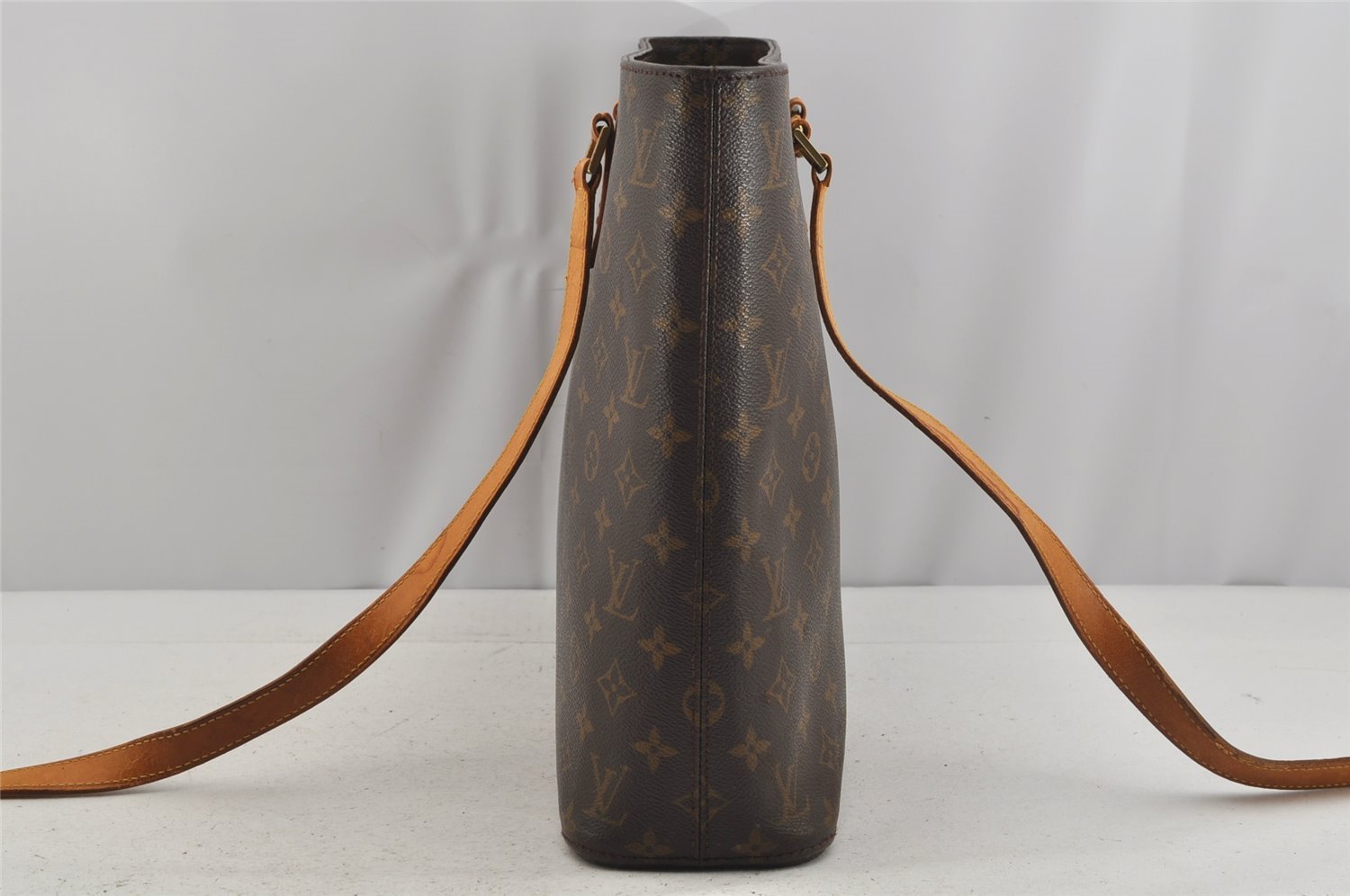 Authentic Louis Vuitton Monogram Luco Shoulder Tote Bag M51155 LV Junk 6028J