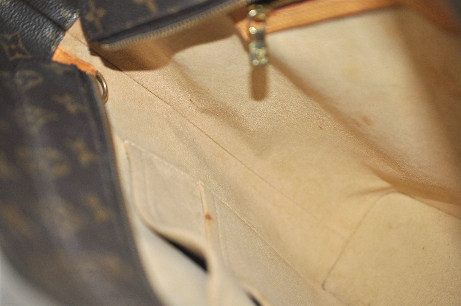 Authentic Louis Vuitton Monogram Luco Shoulder Tote Bag M51155 LV Junk 6028J