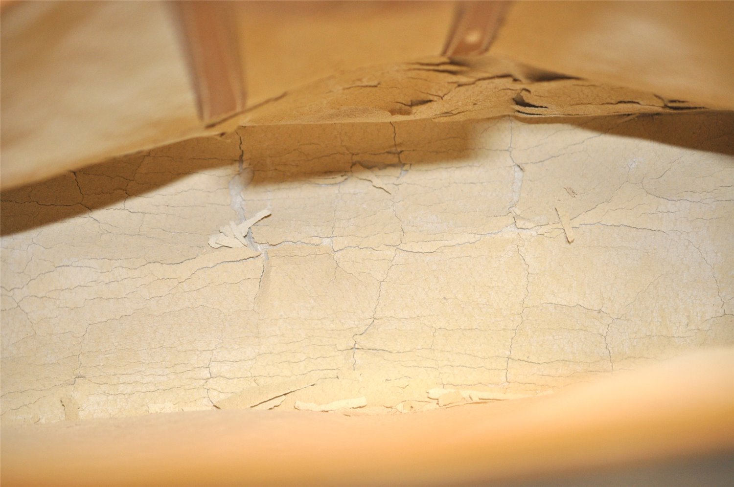 Authentic GUCCI Micro GG PVC Leather Shoulder Hand Bag Purse Brown Junk 6030I