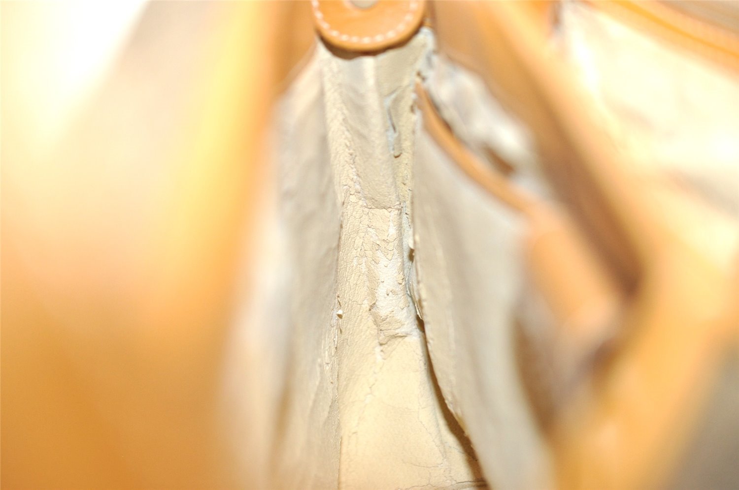 Authentic GUCCI Micro GG PVC Leather Shoulder Hand Bag Purse Brown Junk 6030I