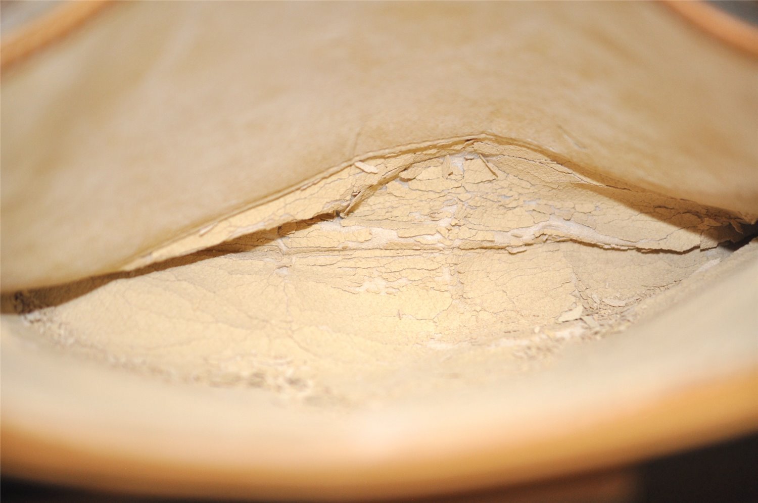 Authentic GUCCI Micro GG PVC Leather Shoulder Hand Bag Purse Brown Junk 6030I