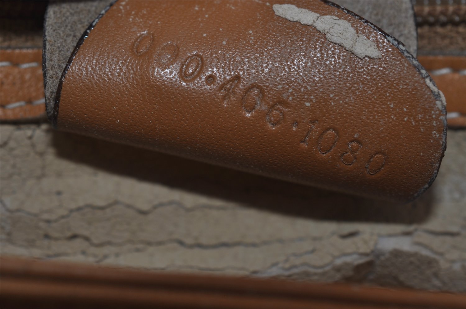 Authentic GUCCI Micro GG PVC Leather Shoulder Hand Bag Purse Brown Junk 6030I