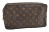 Authentic Louis Vuitton Monogram Trousse Toilette 28 Clutch Bag M47522 LV 6031J