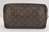 Authentic Louis Vuitton Monogram Trousse Toilette 28 Clutch Bag M47522 LV 6031J