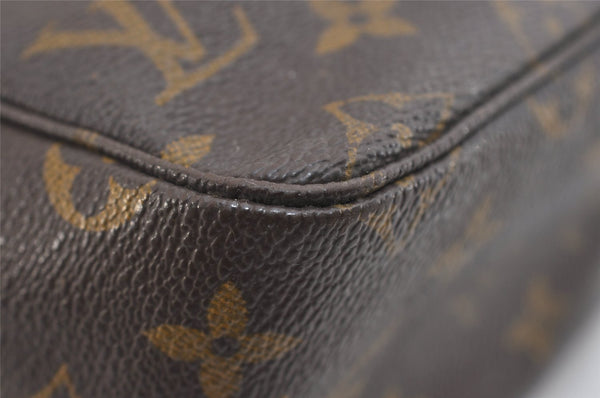 Authentic Louis Vuitton Monogram Trousse Toilette 28 Clutch Bag M47522 LV 6031J