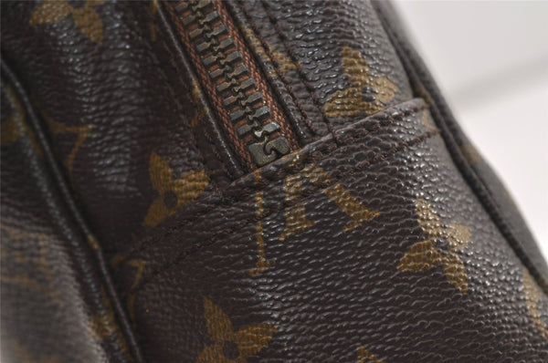 Authentic Louis Vuitton Monogram Trousse Toilette 28 Clutch Bag M47522 LV 6031J