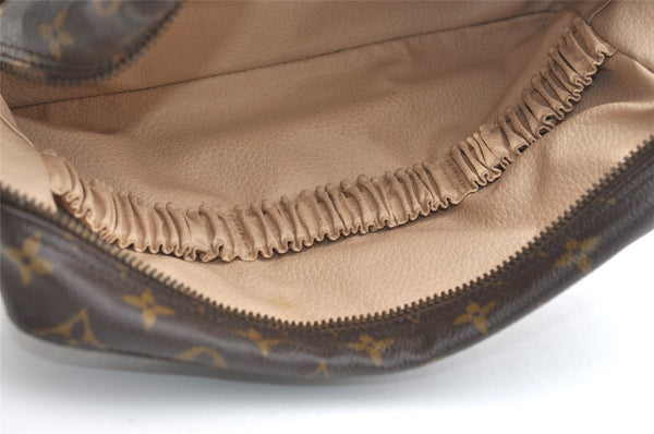 Authentic Louis Vuitton Monogram Trousse Toilette 28 Clutch Bag M47522 LV 6031J