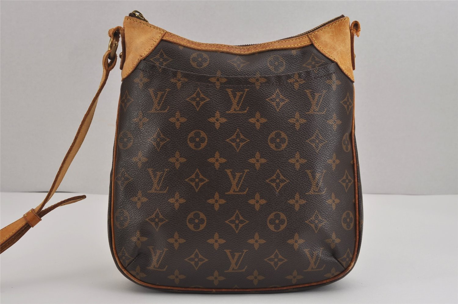 Authentic Louis Vuitton Monogram Odeon PM Shoulder Cross Bag M56390 Junk 6032J