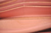 Authentic CHANEL Vintage Calf Skin CoCo Mark Long Wallet Purse Pink 6033I