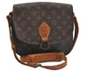 Authentic Louis Vuitton Monogram Saint Cloud GM M51242 Shoulder Cross Bag 6033J