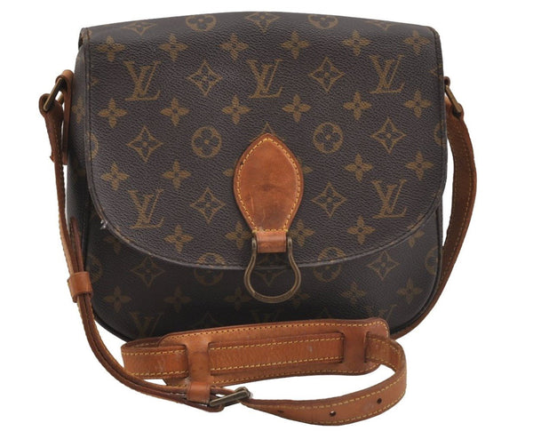 Authentic Louis Vuitton Monogram Saint Cloud GM M51242 Shoulder Cross Bag 6033J
