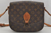 Authentic Louis Vuitton Monogram Saint Cloud GM M51242 Shoulder Cross Bag 6033J