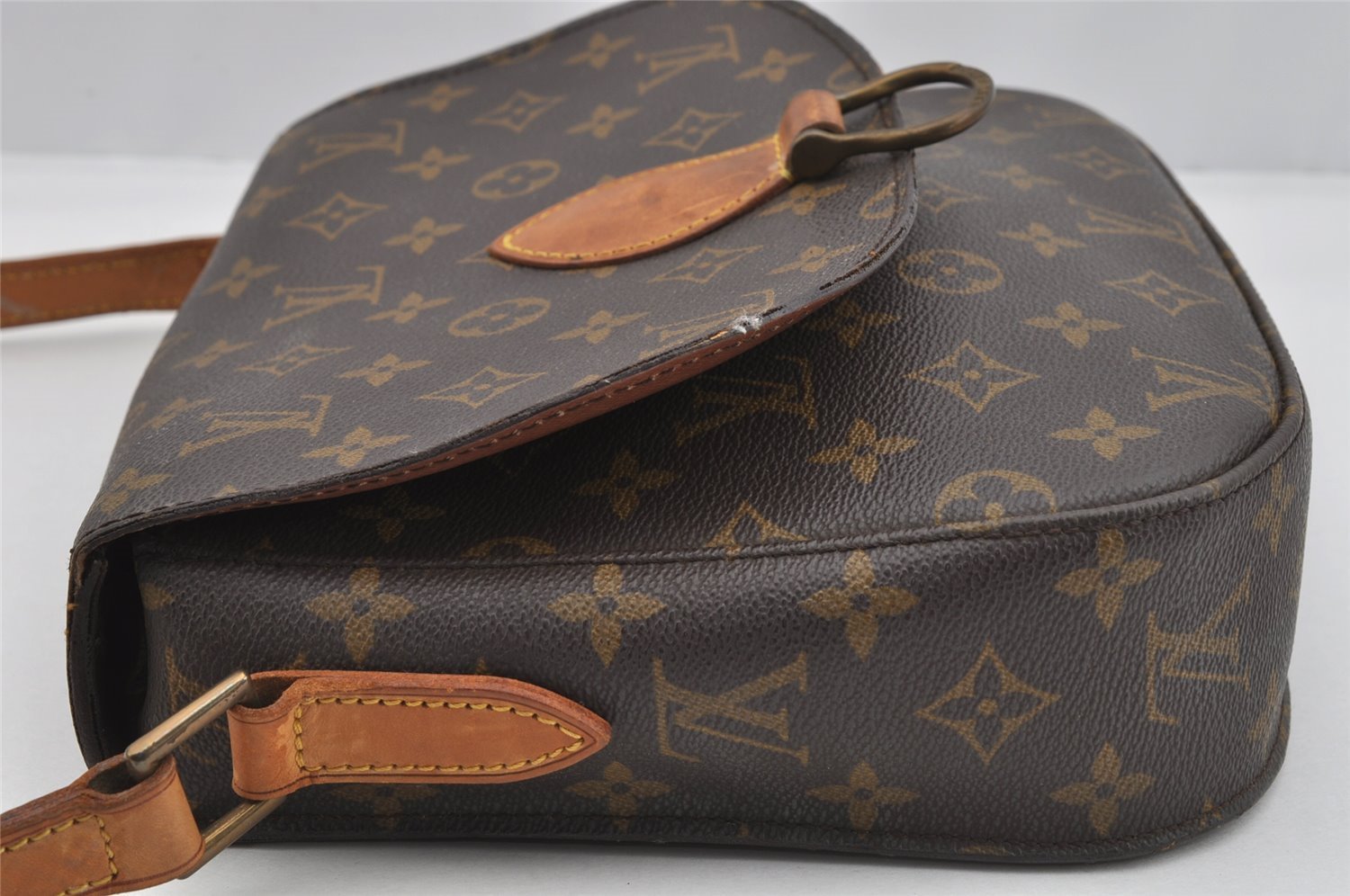 Authentic Louis Vuitton Monogram Saint Cloud GM M51242 Shoulder Cross Bag 6033J