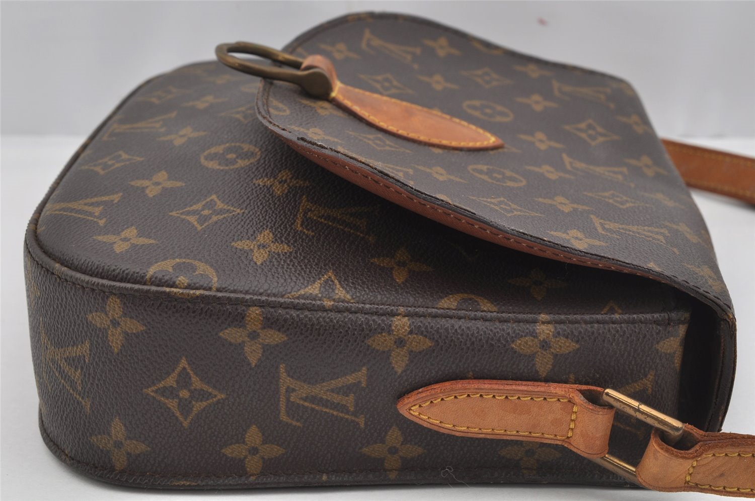 Authentic Louis Vuitton Monogram Saint Cloud GM M51242 Shoulder Cross Bag 6033J