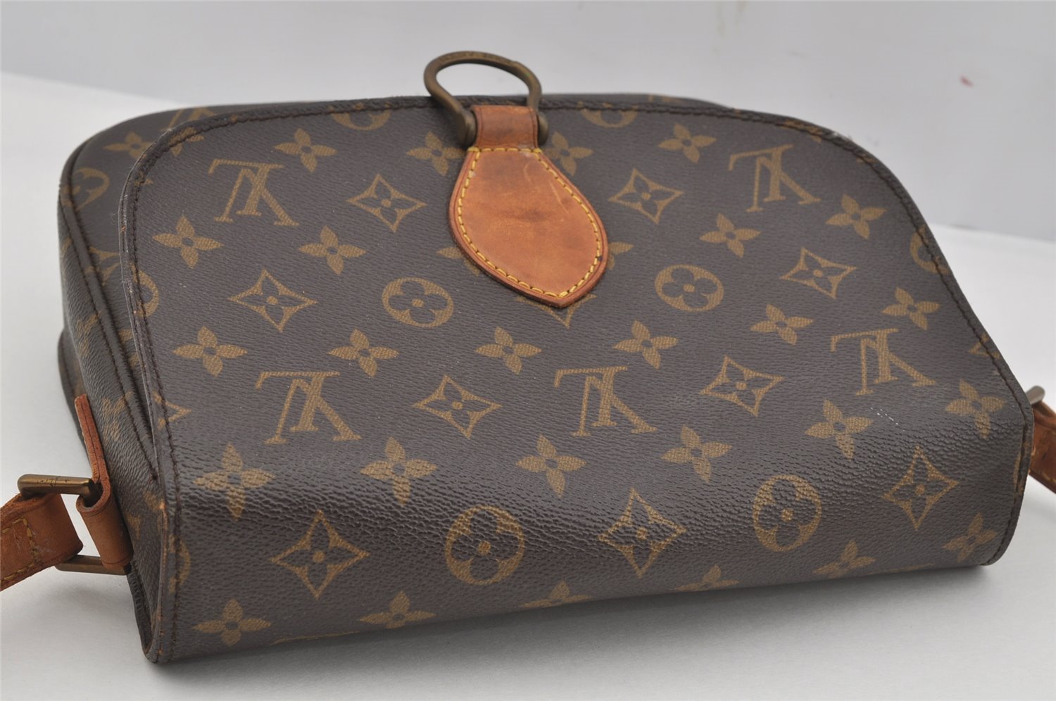 Authentic Louis Vuitton Monogram Saint Cloud GM M51242 Shoulder Cross Bag 6033J