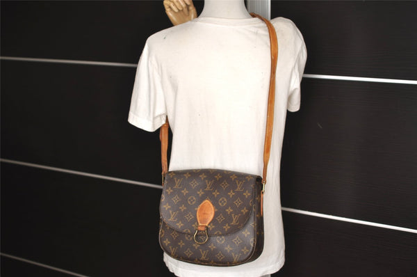 Authentic Louis Vuitton Monogram Saint Cloud GM M51242 Shoulder Cross Bag 6033J