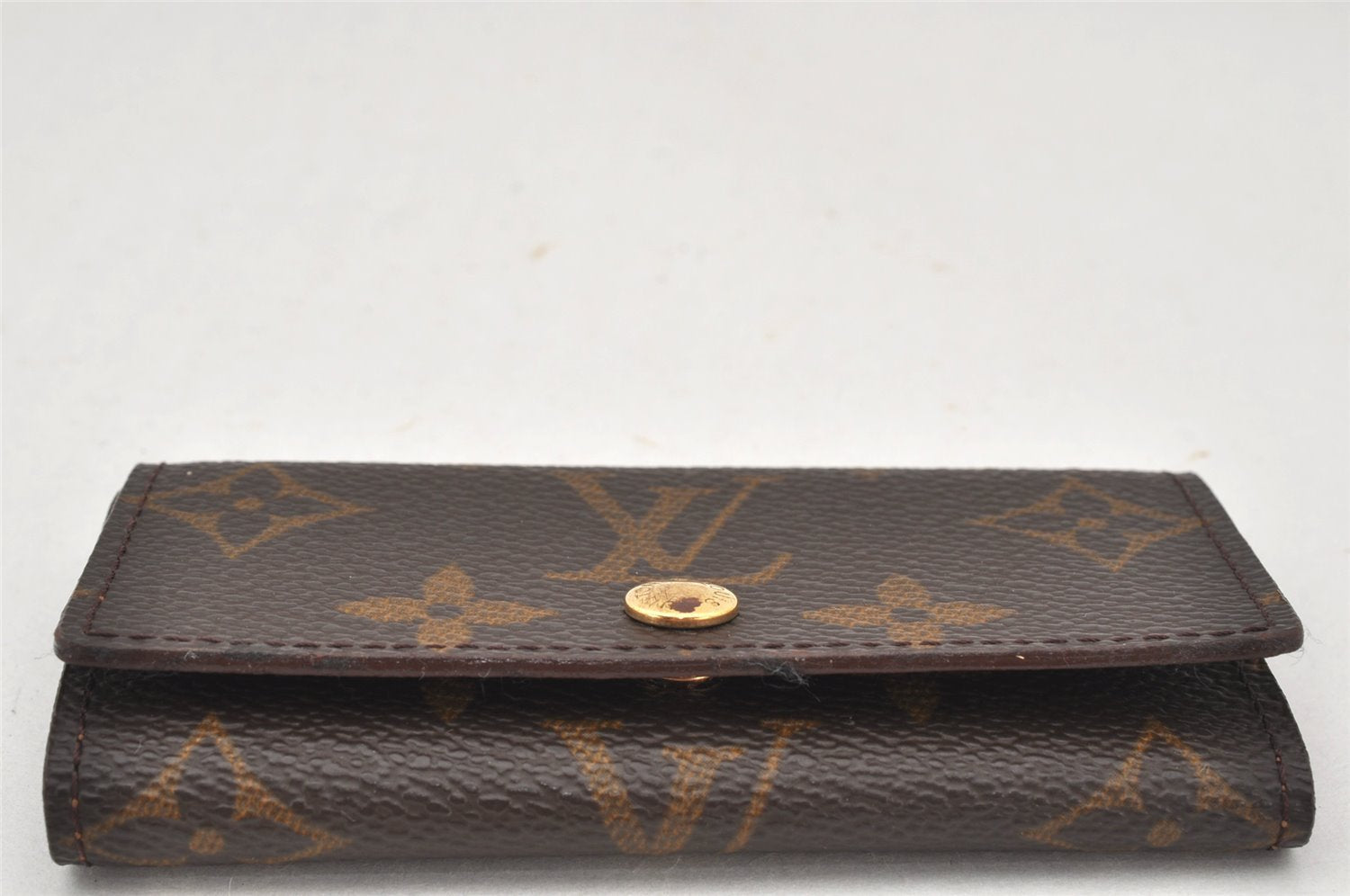 Authentic Louis Vuitton Monogram Multicles 4 Four Hooks Key Case M62631 LV 6033K