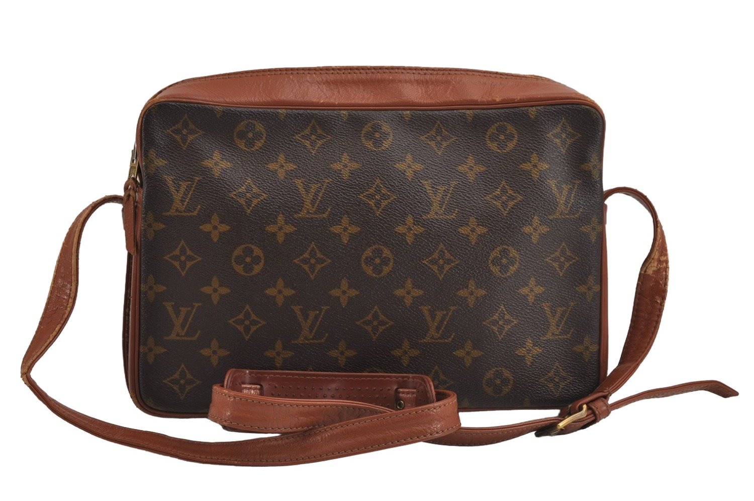 Authentic Louis Vuitton Monogram Sac Bandouliere 30 Shoulder Bag Old Model 6034J