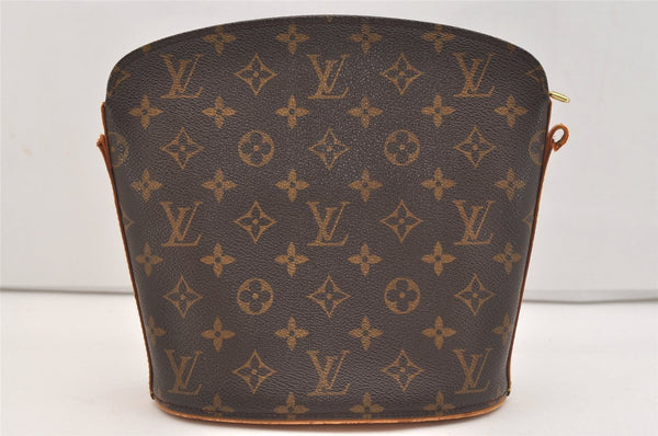 Authentic Louis Vuitton Monogram Drouot Shoulder Body Bag M51290 LV Junk 6035J