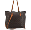 Authentic Louis Vuitton Monogram Cabas Mezzo Shoulder Tote Bag M51151 Junk 6036J