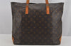 Authentic Louis Vuitton Monogram Cabas Mezzo Shoulder Tote Bag M51151 Junk 6036J