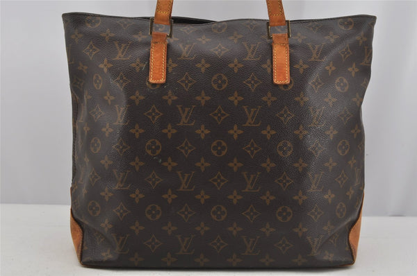 Authentic Louis Vuitton Monogram Cabas Mezzo Shoulder Tote Bag M51151 Junk 6036J