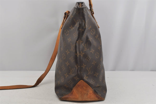 Authentic Louis Vuitton Monogram Cabas Mezzo Shoulder Tote Bag M51151 Junk 6036J