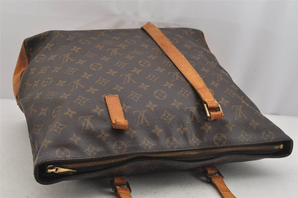 Authentic Louis Vuitton Monogram Cabas Mezzo Shoulder Tote Bag M51151 Junk 6036J