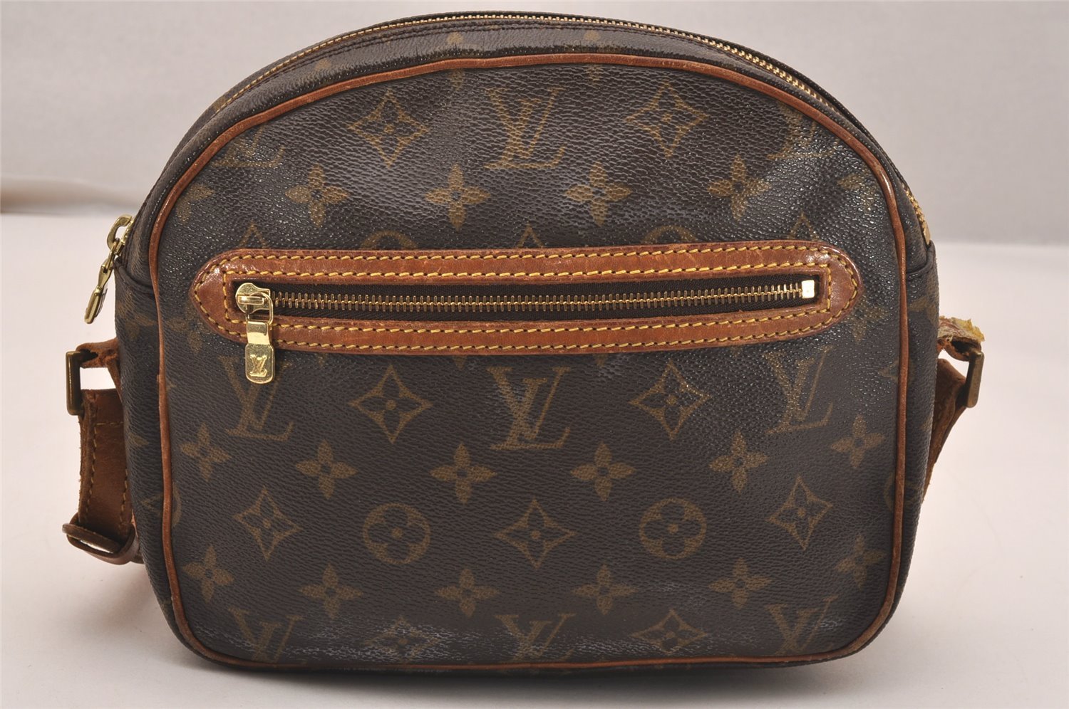 Authentic Louis Vuitton Monogram Senlis Shoulder Cross Bag M51222 Junk 6037J