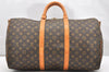 Authentic Louis Vuitton Monogram Keepall Bandouliere 50 M41416 Boston Bag 6037K