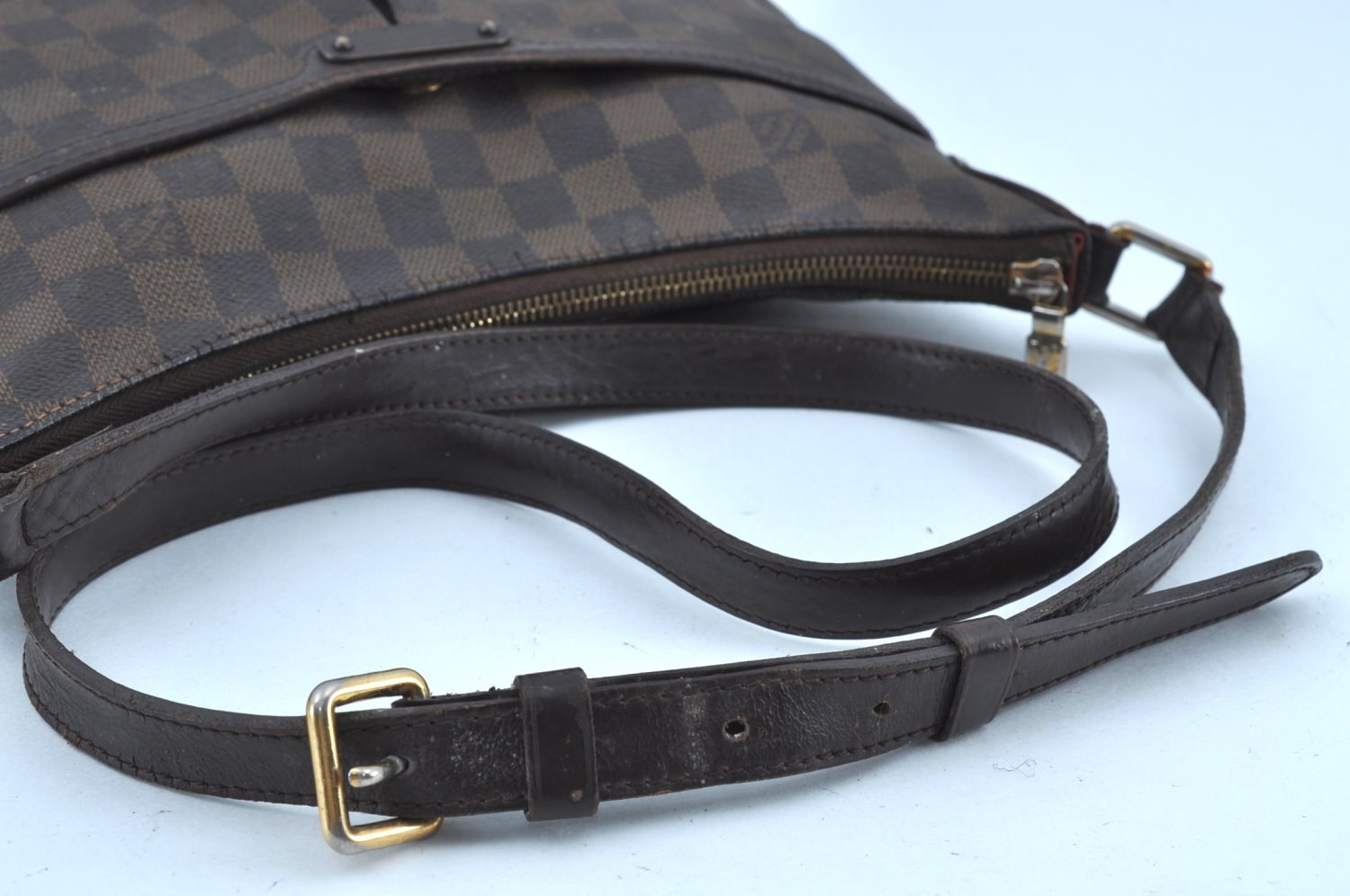 Authentic Louis Vuitton Damier Bloomsbury PM Shoulder Cross Bag N42251 LV 6038H