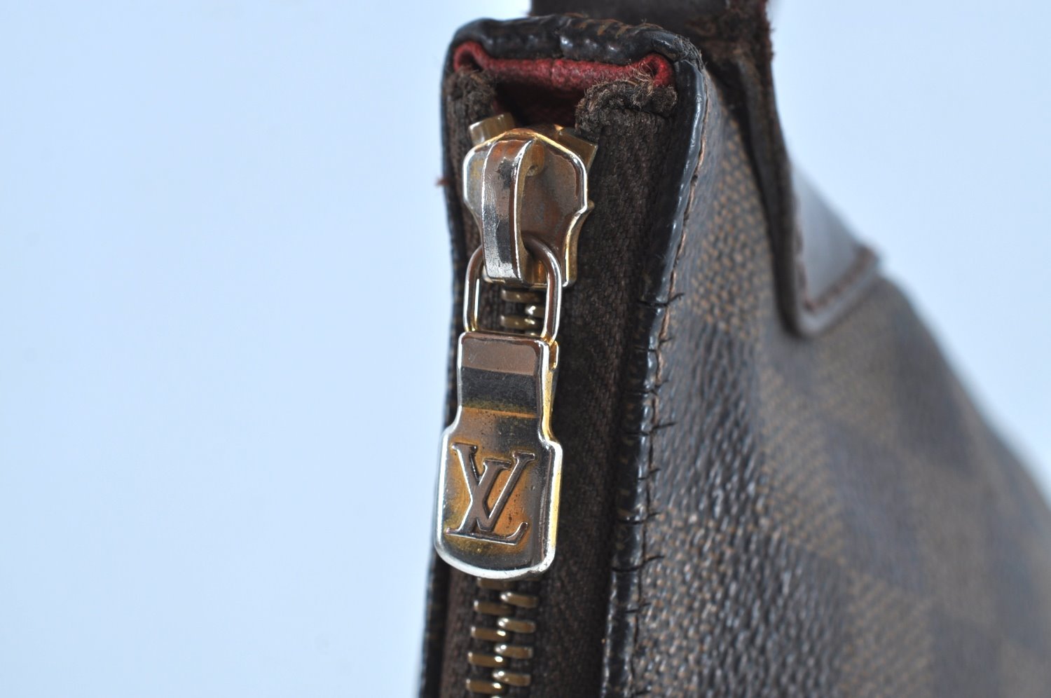 Authentic Louis Vuitton Damier Bloomsbury PM Shoulder Cross Bag N42251 LV 6038H