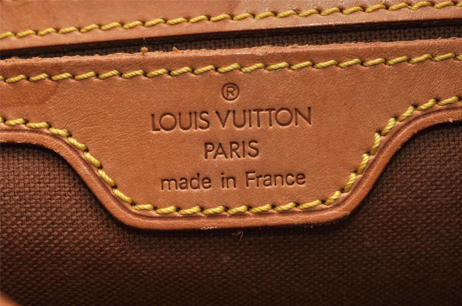 Authentic Louis Vuitton Monogram Montsouris GM Backpack M51135 LV 6038I