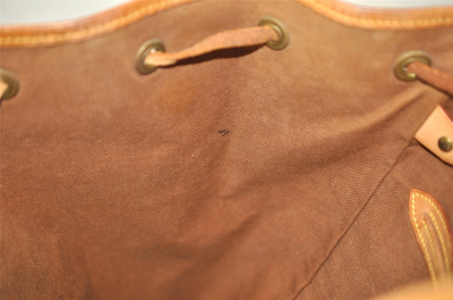 Authentic Louis Vuitton Monogram Montsouris GM Backpack M51135 LV 6038I