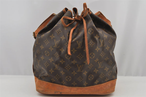 Authentic Louis Vuitton Monogram Noe Shoulder Drawstring Bag M42224 LV 6039J