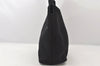Authentic GUCCI Vintage Shoulder Hand Bag Purse Nylon Leather Black 6039K