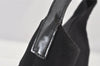 Authentic GUCCI Vintage Shoulder Hand Bag Purse Nylon Leather Black 6039K