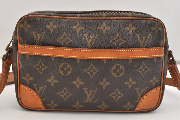 Authentic Louis Vuitton Monogram Trocadero 23 Shoulder Cross Bag M51276 LV 6040J