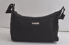 Authentic GUCCI Shoulder Cross Body Bag GG Canvas Leather 0190432 Black 6040K