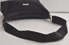 Authentic GUCCI Shoulder Cross Body Bag GG Canvas Leather 0190432 Black 6040K