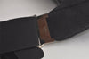 Authentic GUCCI Shoulder Cross Body Bag GG Canvas Leather 0190432 Black 6040K