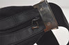 Authentic GUCCI Shoulder Cross Body Bag GG Canvas Leather 0190432 Black 6040K