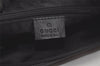 Authentic GUCCI Shoulder Cross Body Bag GG Canvas Leather 0190432 Black 6040K