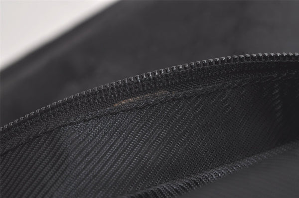 Authentic GUCCI Shoulder Cross Body Bag GG Canvas Leather 0190432 Black 6040K