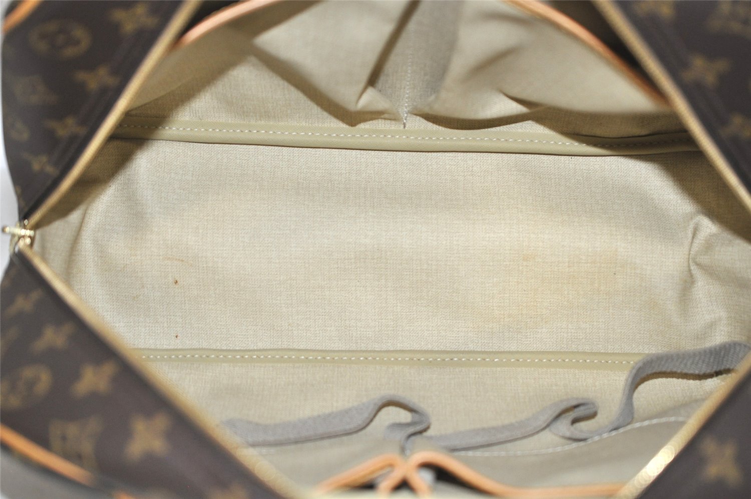 Authentic Louis Vuitton Monogram Deauville Hand Bag M47270 LV 6043I