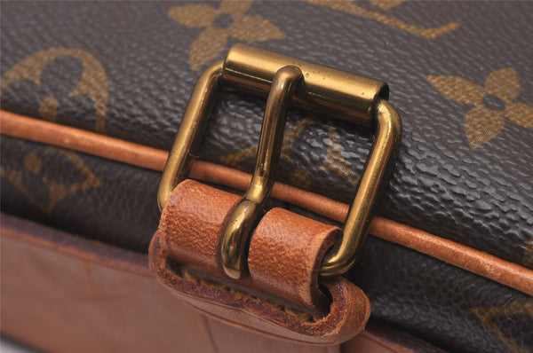 Authentic Louis Vuitton Monogram Cartouchiere MM M51253 Shoulder Cross Bag 6044I