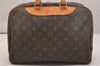 Authentic Louis Vuitton Monogram Deauville Hand Bag M47270 LV Junk 6044J
