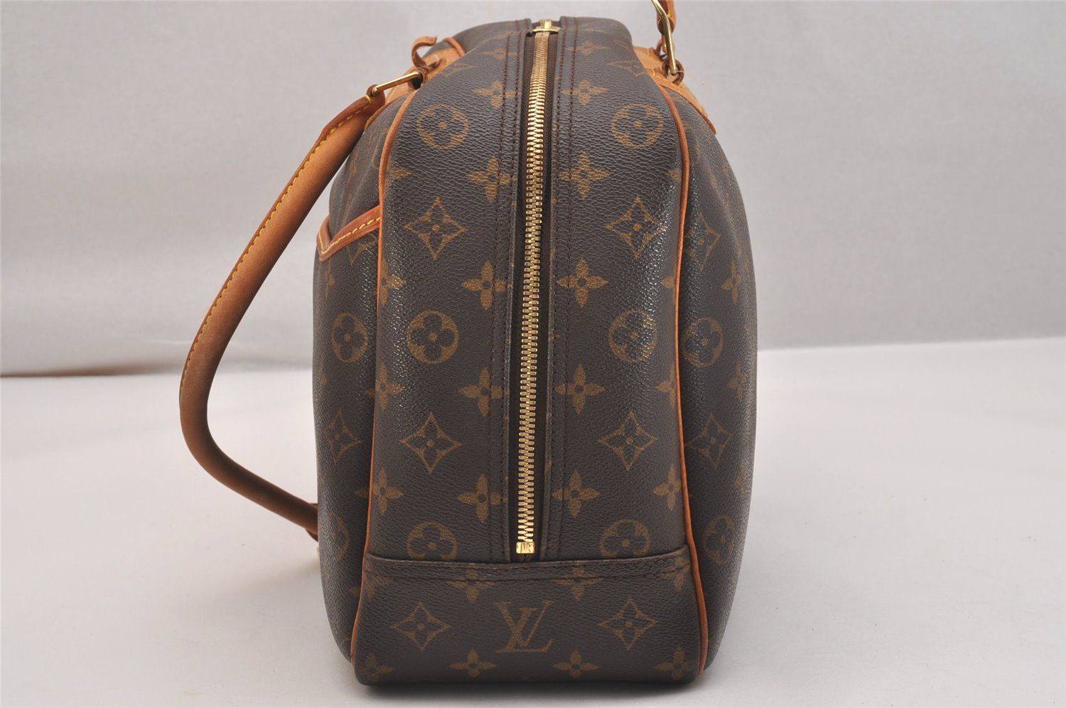 Authentic Louis Vuitton Monogram Deauville Hand Bag M47270 LV Junk 6044J