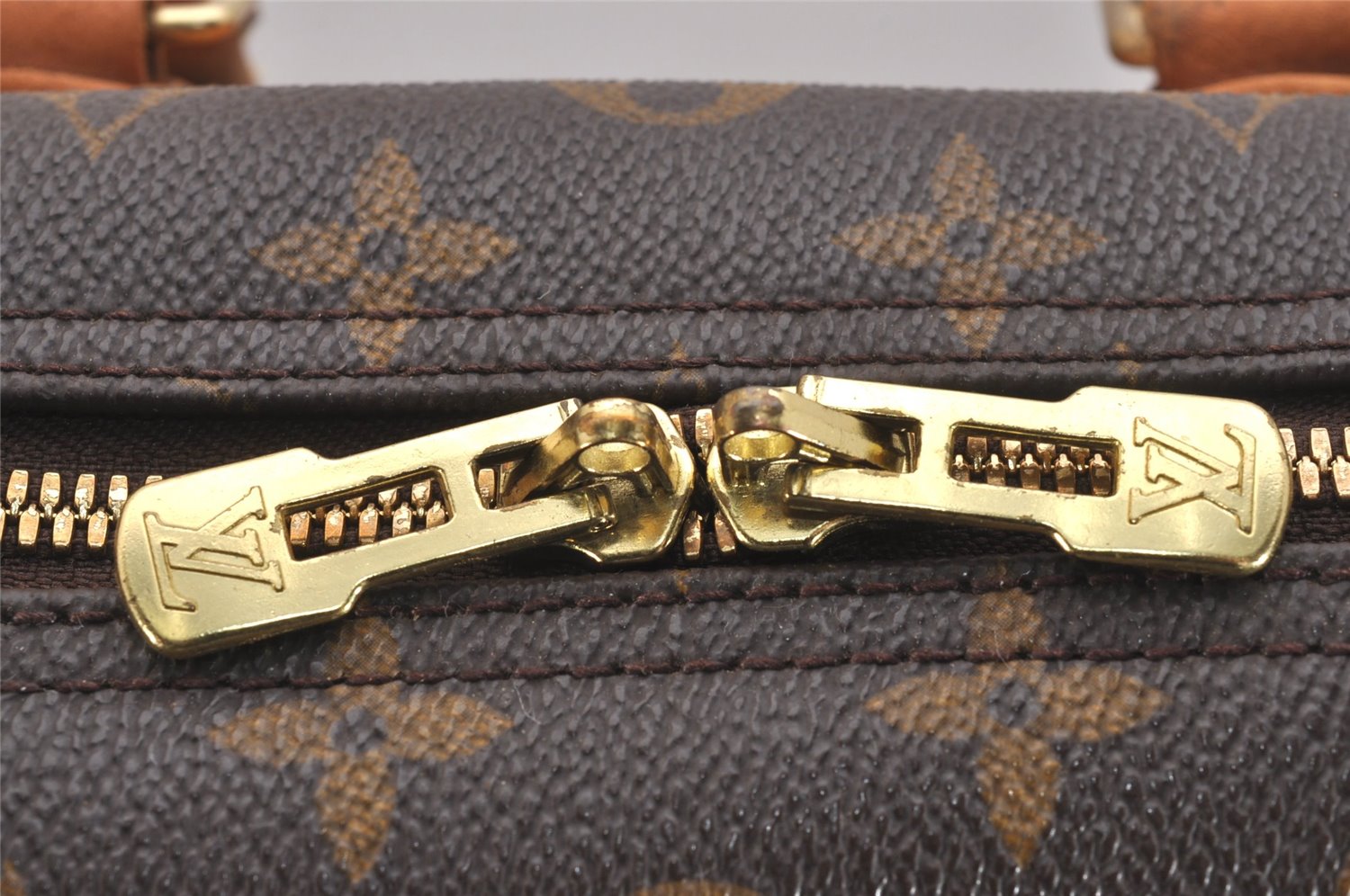 Authentic Louis Vuitton Monogram Deauville Hand Bag M47270 LV Junk 6044J