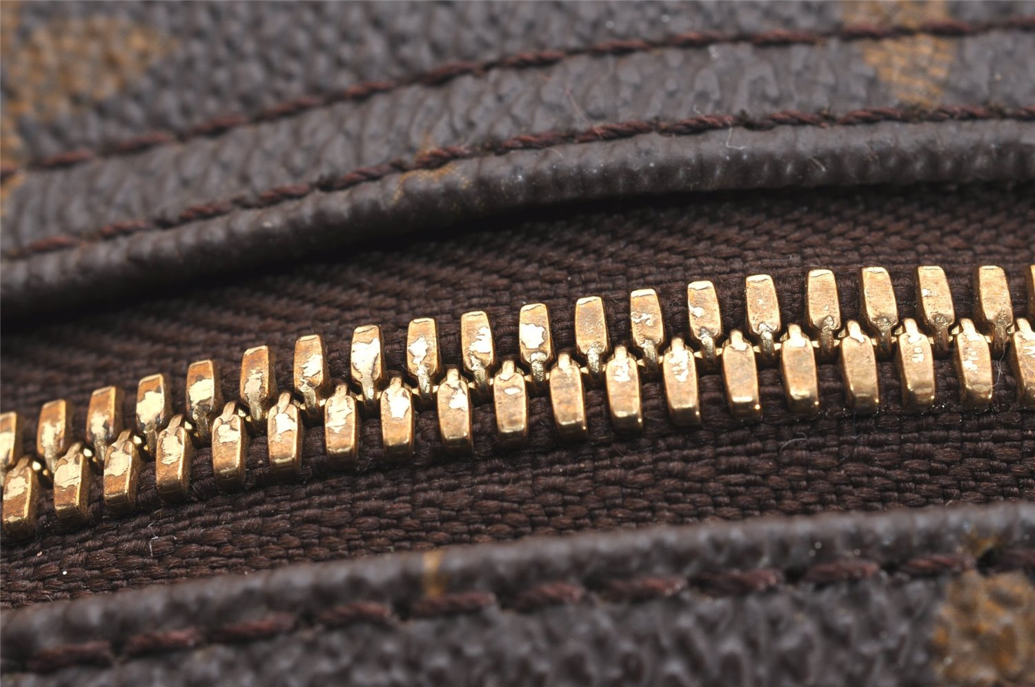 Authentic Louis Vuitton Monogram Deauville Hand Bag M47270 LV Junk 6044J